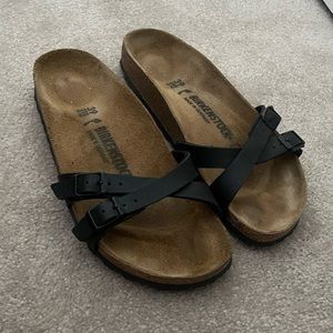 Black Birkenstock sandals